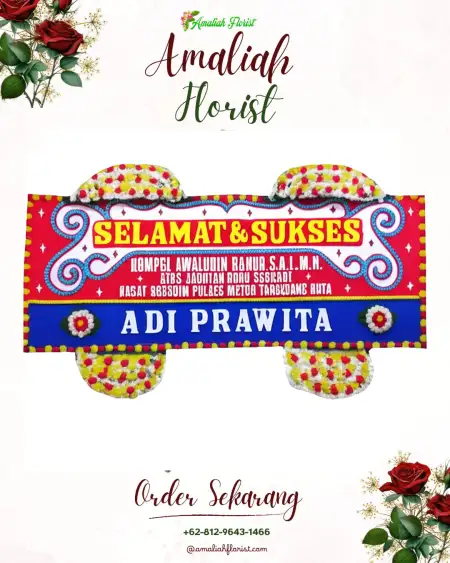 Papan Bunga Ucapan Selamat Jerukgiling